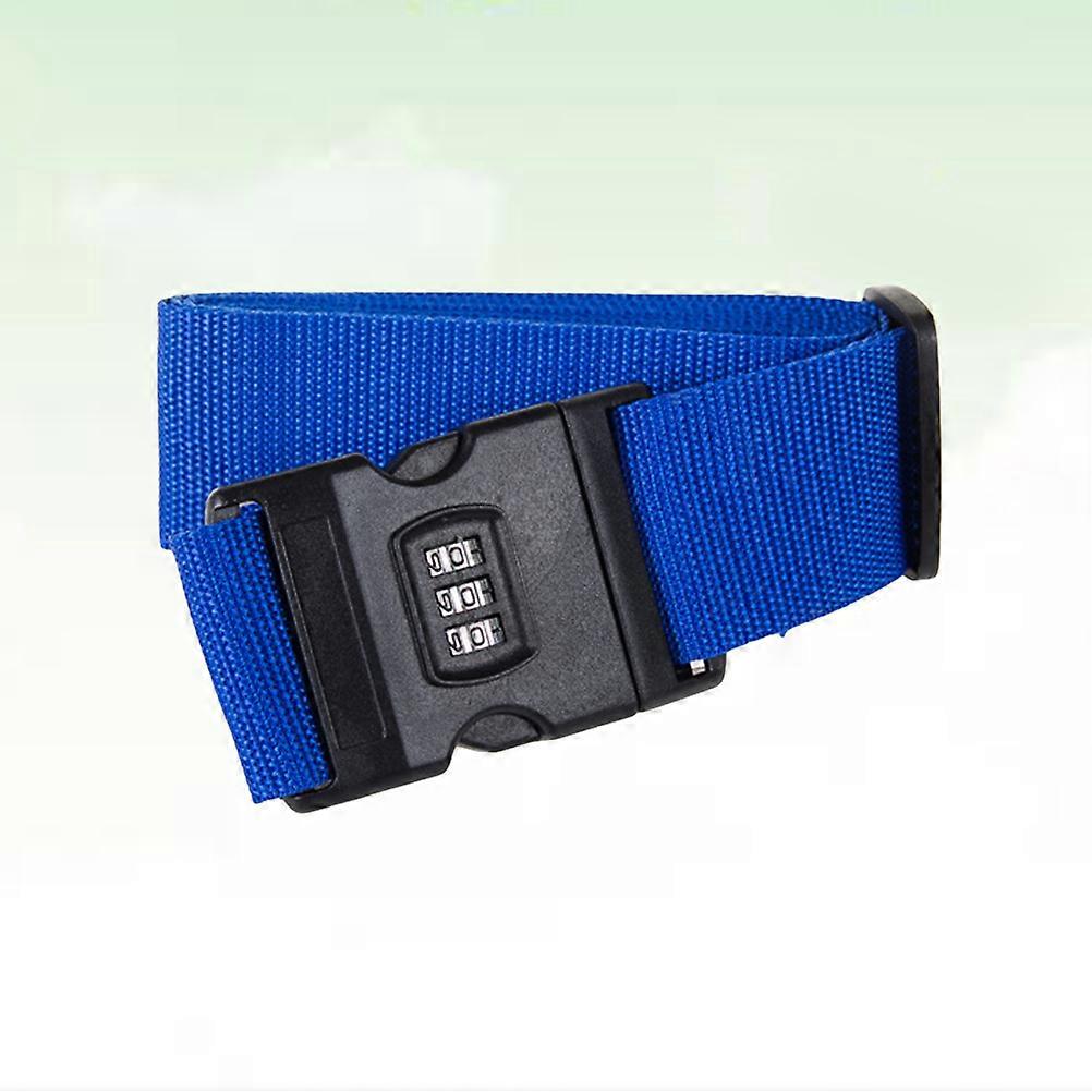 Safety Suitcase Belts with Combination Lock Adjustable Luggage Strap