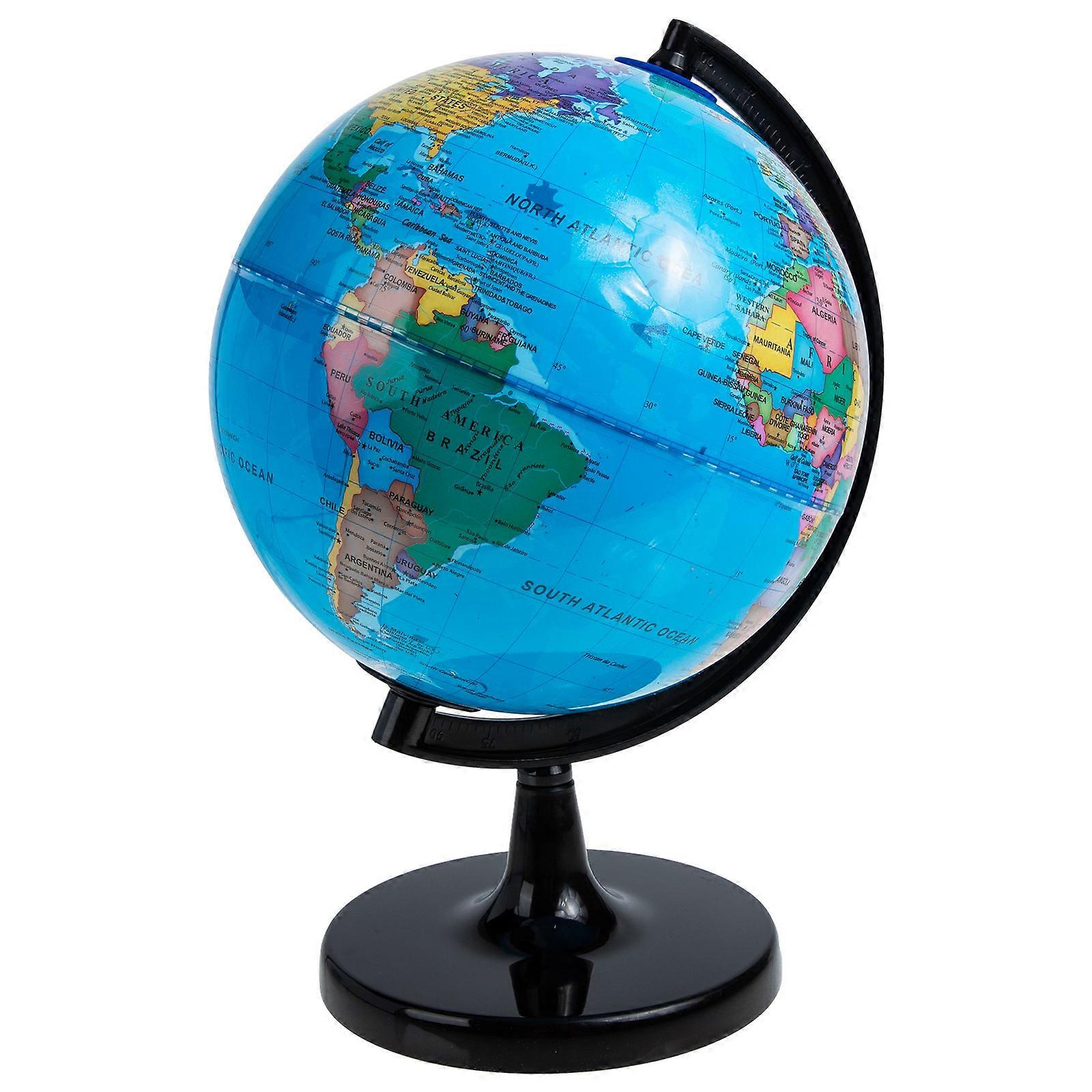 Office Globe Decor Plastic Globe for Decor 2Pcs Pack