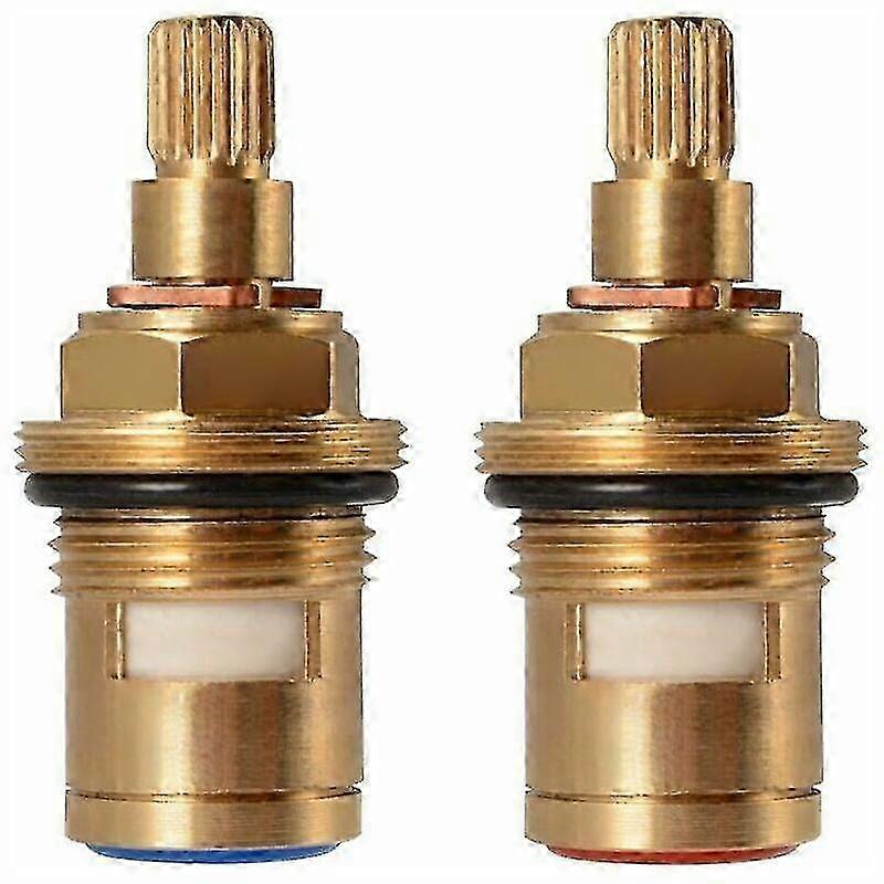 Brass Ceramic Cartridge Pair 50mm