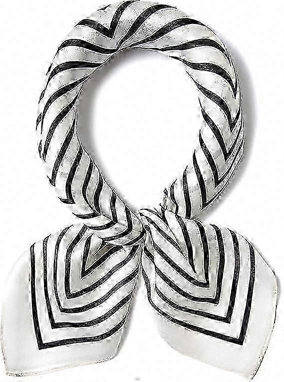 Lightweight Polyester Square Scarf - Breathable Digital Printed Neckerchief