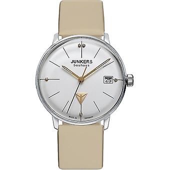 Junkers bauhaus lady Swiss Quartz Analog Women's Watch con Cowhide Bracelet 6073-5