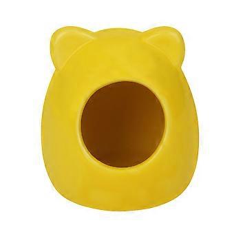 Pet Nest Small Animal Ceramic Hideout for Cooling 3Pcs Light Green