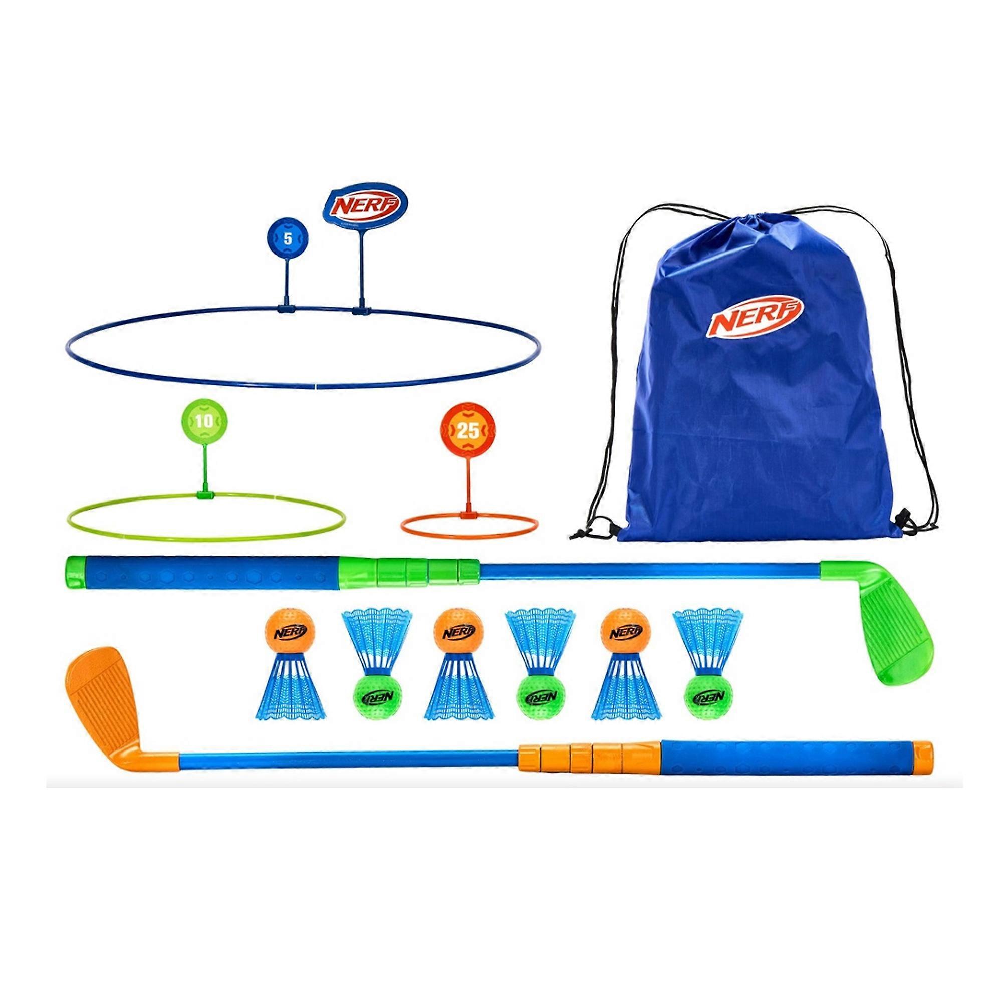 Nerf Birdie Logo Indoor Crazy Golf Set