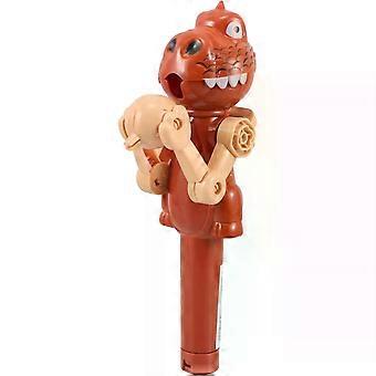 Lollipop Robot Toy Dinosaur Shape Plastic Holder 1pcs for Kids