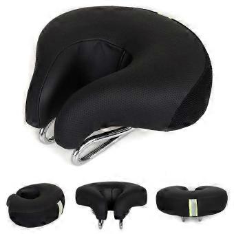 No Nose Bicycle Saddle Mountain Bike Thickened Super Soft Armless Seat Cushion, Model YF-1051, 190x161x9mm, 420g