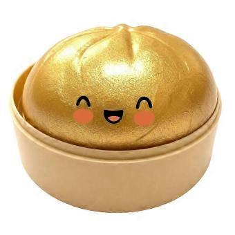 TPR Steamed Bun Fidget Toy With Steamer Case