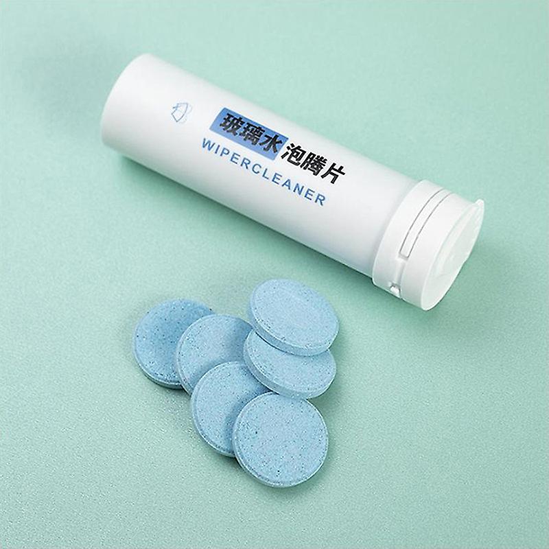 12pcs Car Glass Cleaner Tablets Car Windshield Glass Cleaner Solid Effervescent