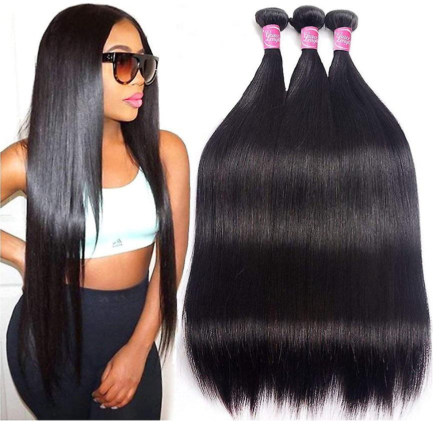 Bone Straight Human Hair Bundles 12a