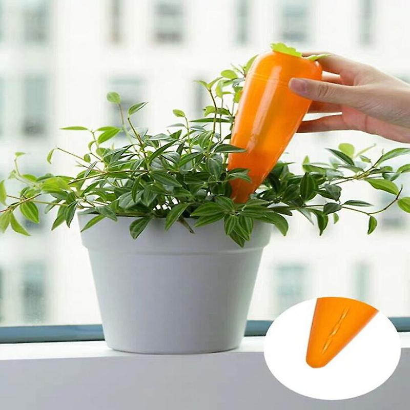 5pcs Carrot Automatic Watering Globe Plant Self Watering Bulb Garden Waterer System