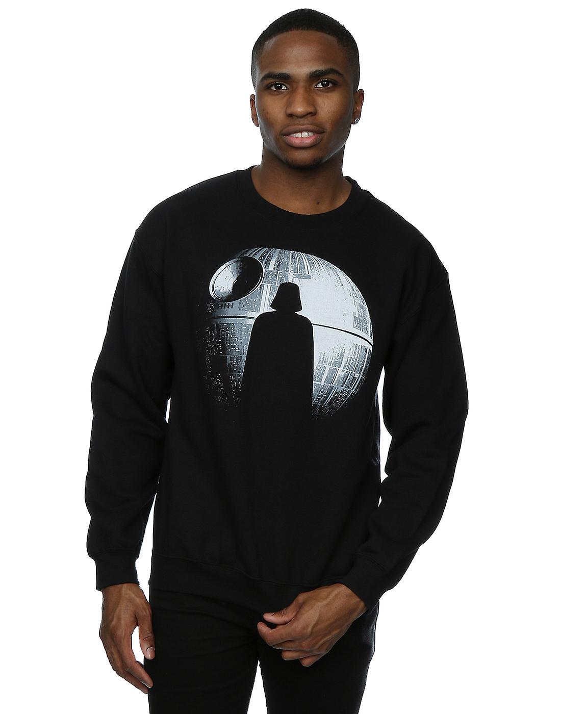 Star pícaro una muerte estrellas Vader silueta sudadera Wars hombre