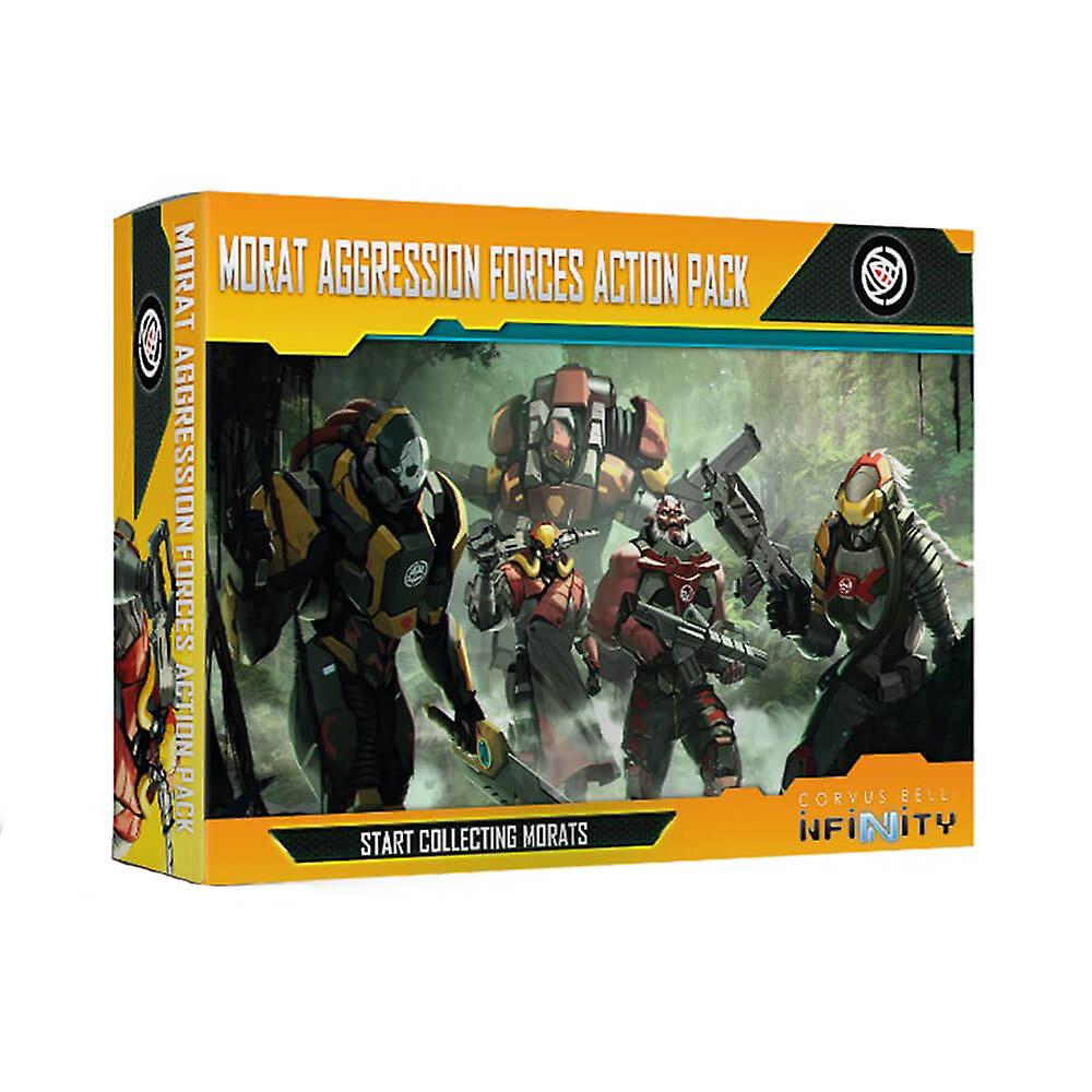 Highly Collectible Miniature Infinity Morat Aggression Forces Action Pack