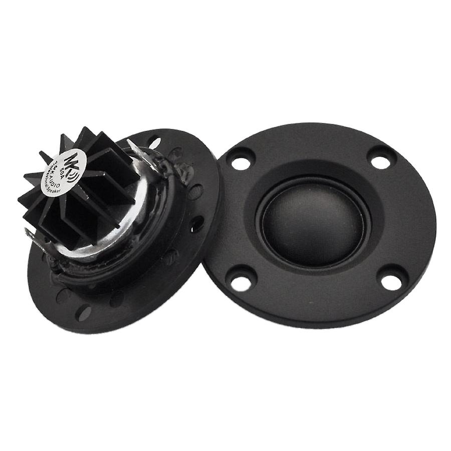 Tweeter Speaker 6 Ohm 30W Hifi Soft Dome Silk Film Treble Loudspeaker Neodymium Toothed Heat Sink 2