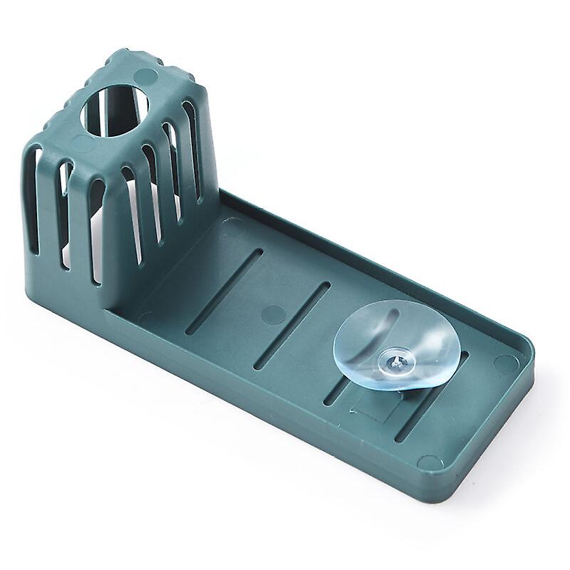 Shelf, sponge drainer, blue kitchen shelf