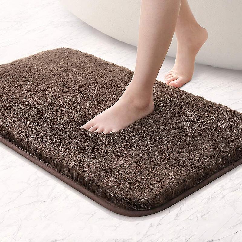 40 X 60 X 3 Cm Non-slip And Absorbent Shower Mat, Small Bathroom Mat Made Of Soft Microfiber, Suitable For Bathrooms And Bedrooms, Machine Washable, D