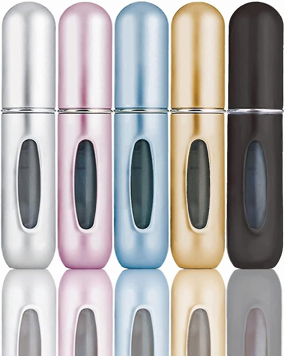 5 Pieces 5ml Perfume Atomizer, Refillable Perfume Portable Atomizer, Mini Travel