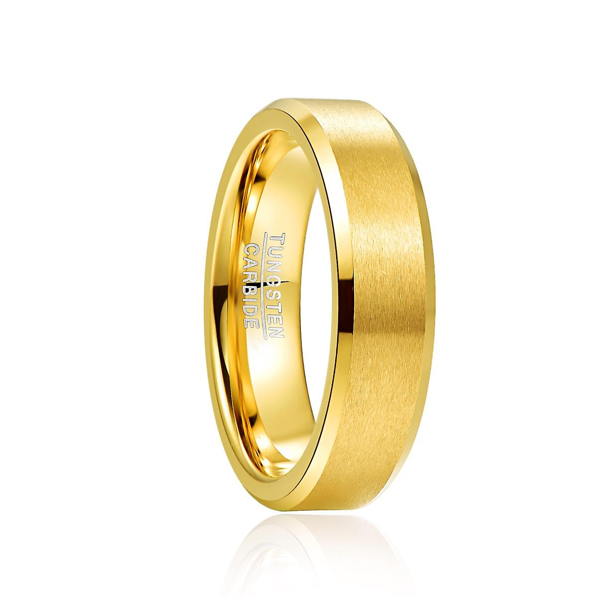4mm 6mm عرض الرجال النساء الزفاف كربيد التنجستن الصلب الدائري