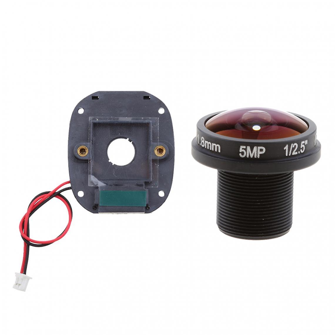 1.8mm 5mp Camra Fisheye + Ir-cut Pitch Cs Lens Mount Aperture Double Filter Switcher