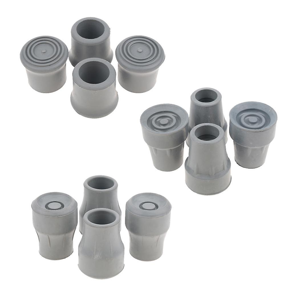 12Pcs Rubber Ferrules Non-slip