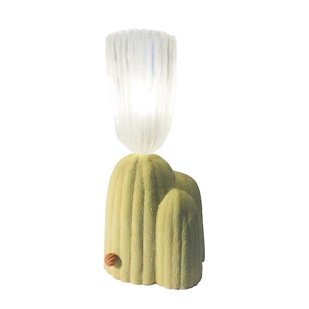Cactus Table Lamp Without Bulb White