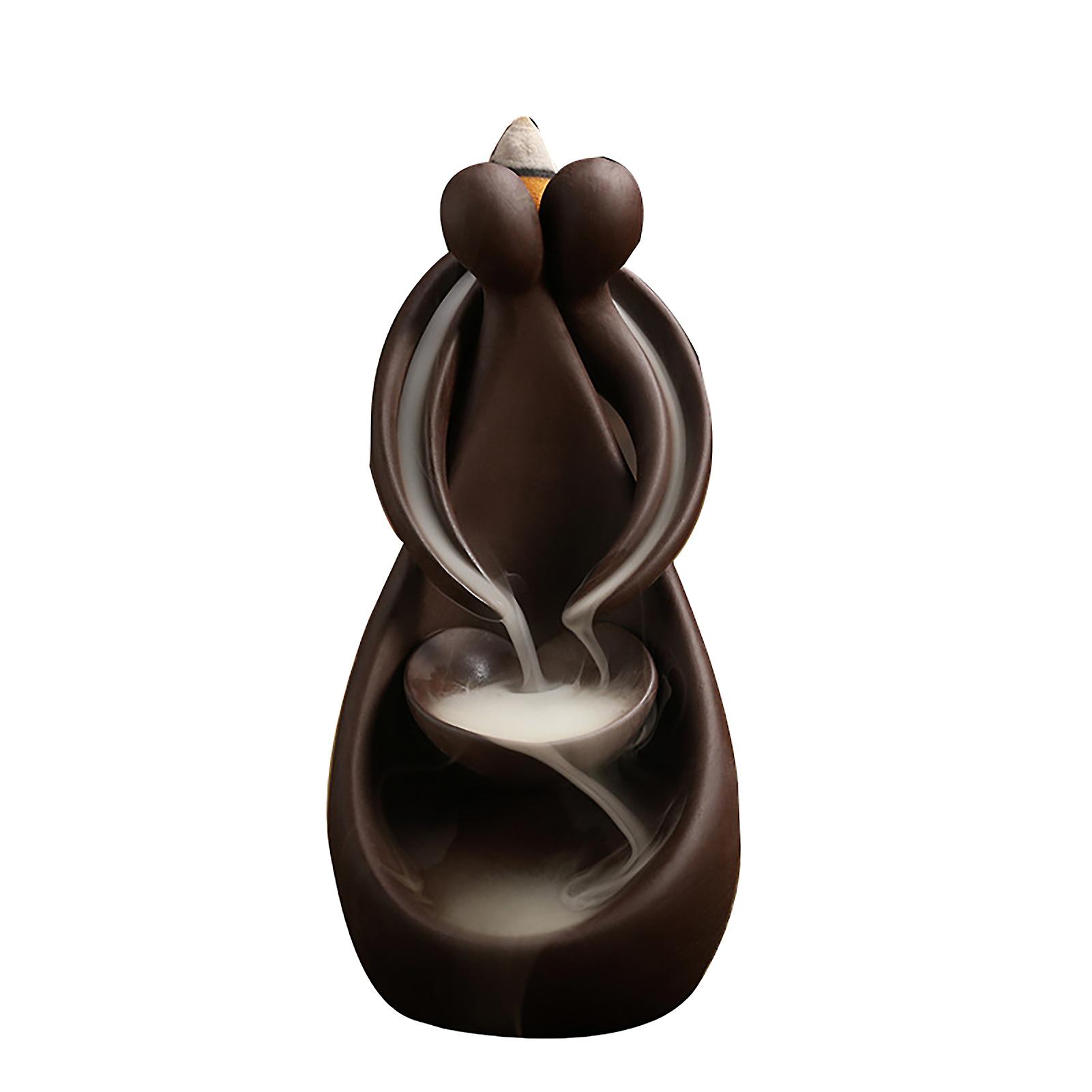 Redware Material Incense Holder Flat And Stable Base Incense Holder
