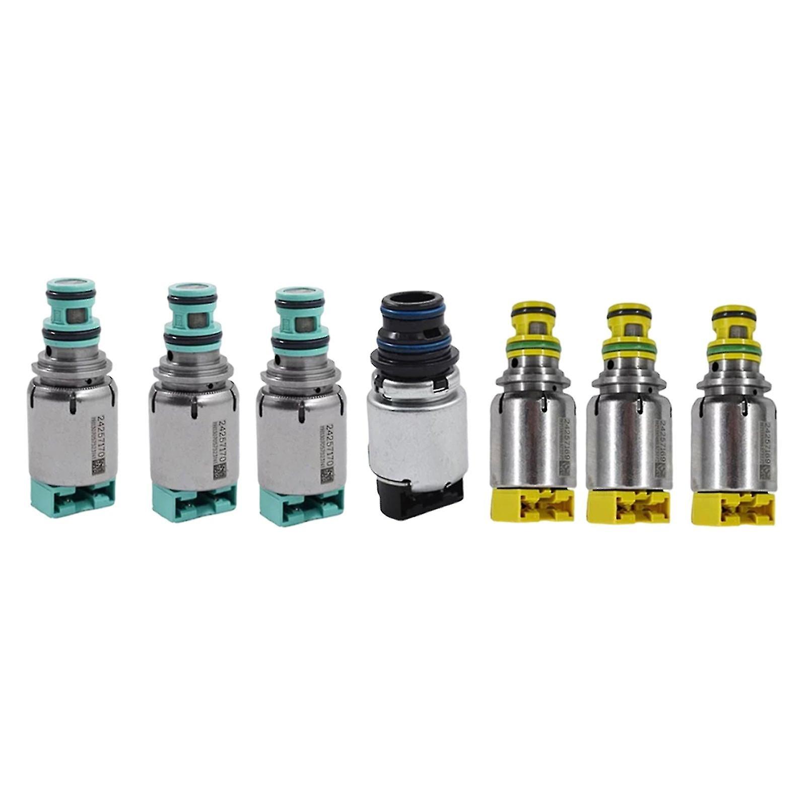 7Pcs Transmission Solenoid Kit 6t45e 6t40e Replacement For Buick For Lacrosse Cx Cxl For Regal Automatic Parts Accessories