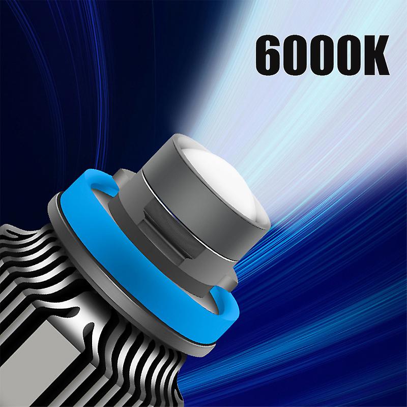 6000k hvidlaserobjektiv H7 LED forlygtepære H11 LED forlygte H8 H9 9005 Hb3 9006 Hb4 csp 8000k 6000k 3000k turbo tågelygte til bil 12v 24v