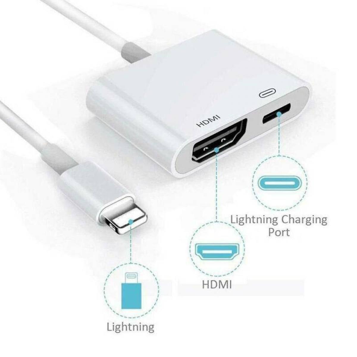 HDMI TV/AV Adapter Cable for iPad 5678 Plus
