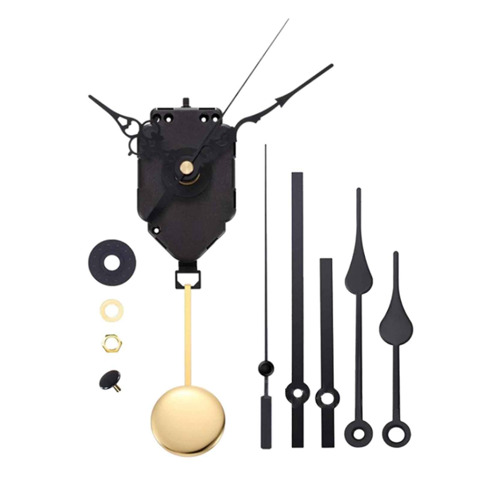 Pendulum Clock Movement Replacement DIY Pendulum Clock Parts 3 Set Hands