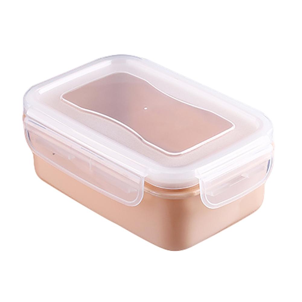 Round/Rectangle Kitchen Organizer Food Storage Container Seal Crisper Lunch Box