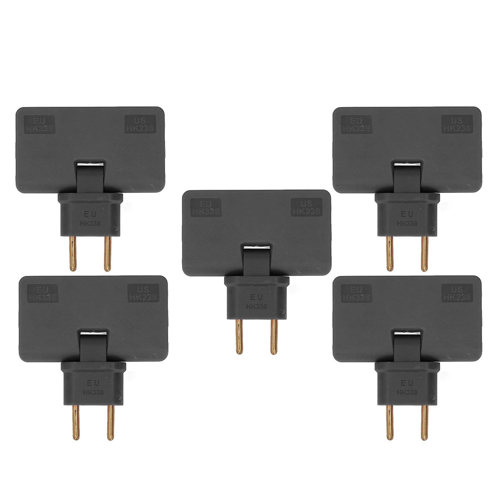 5Pcs  Socket Converter Cordless 180 Degree Extension 1 to 3  Adapter