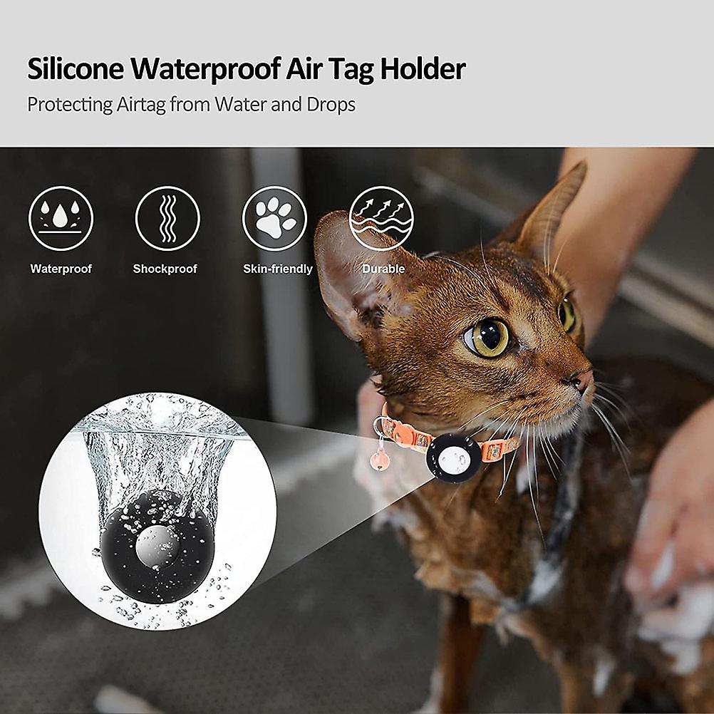 2Pcs Cat Collar with Bell and Safety Closure Reflective Collar for Kittens Puppies