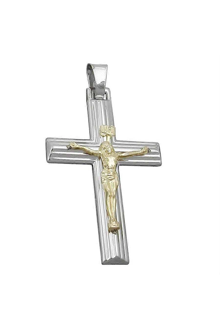 Pendant Cruzifix Two Tone Silver 925 - Gl93421