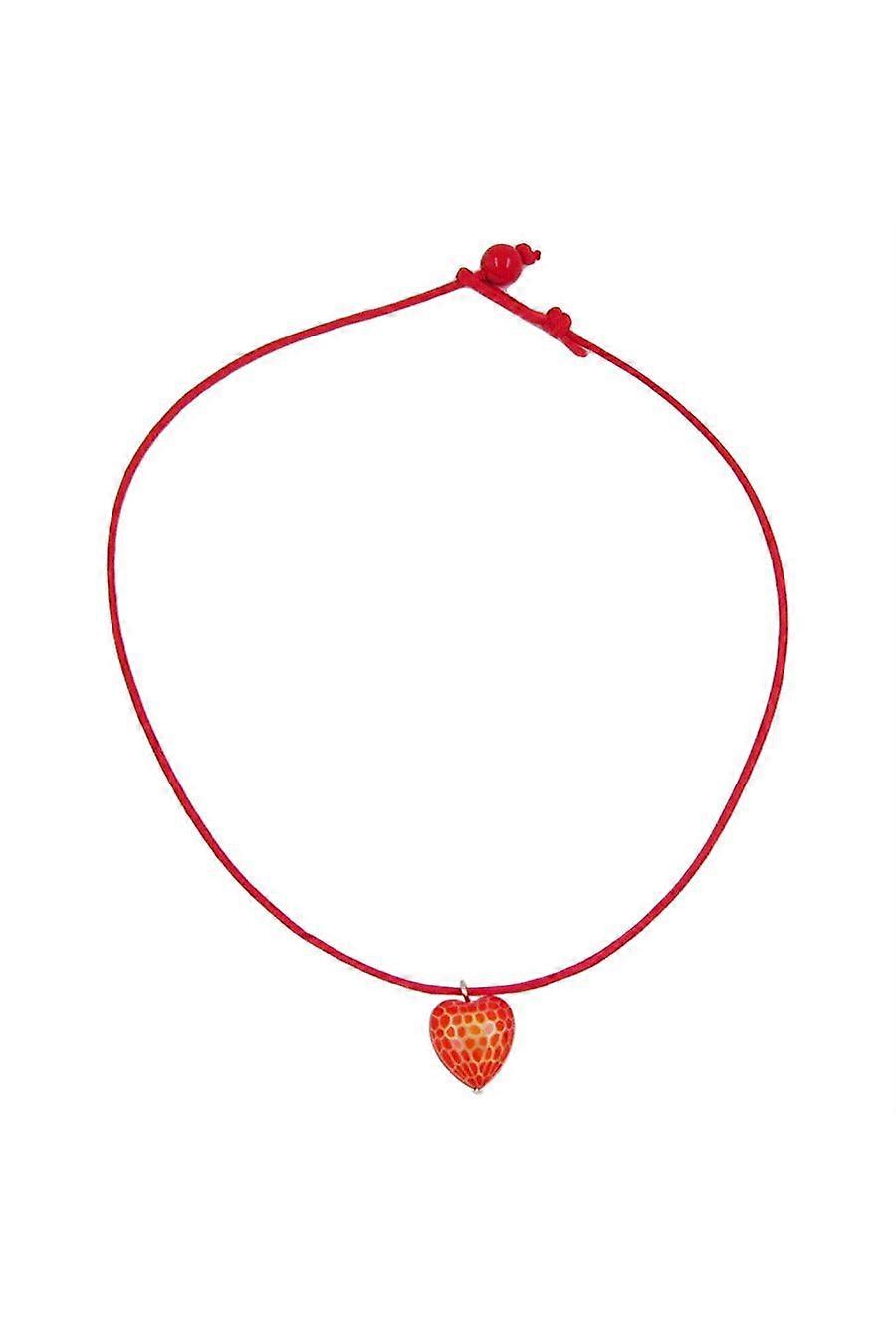 Necklace Heart Red - Gl02075