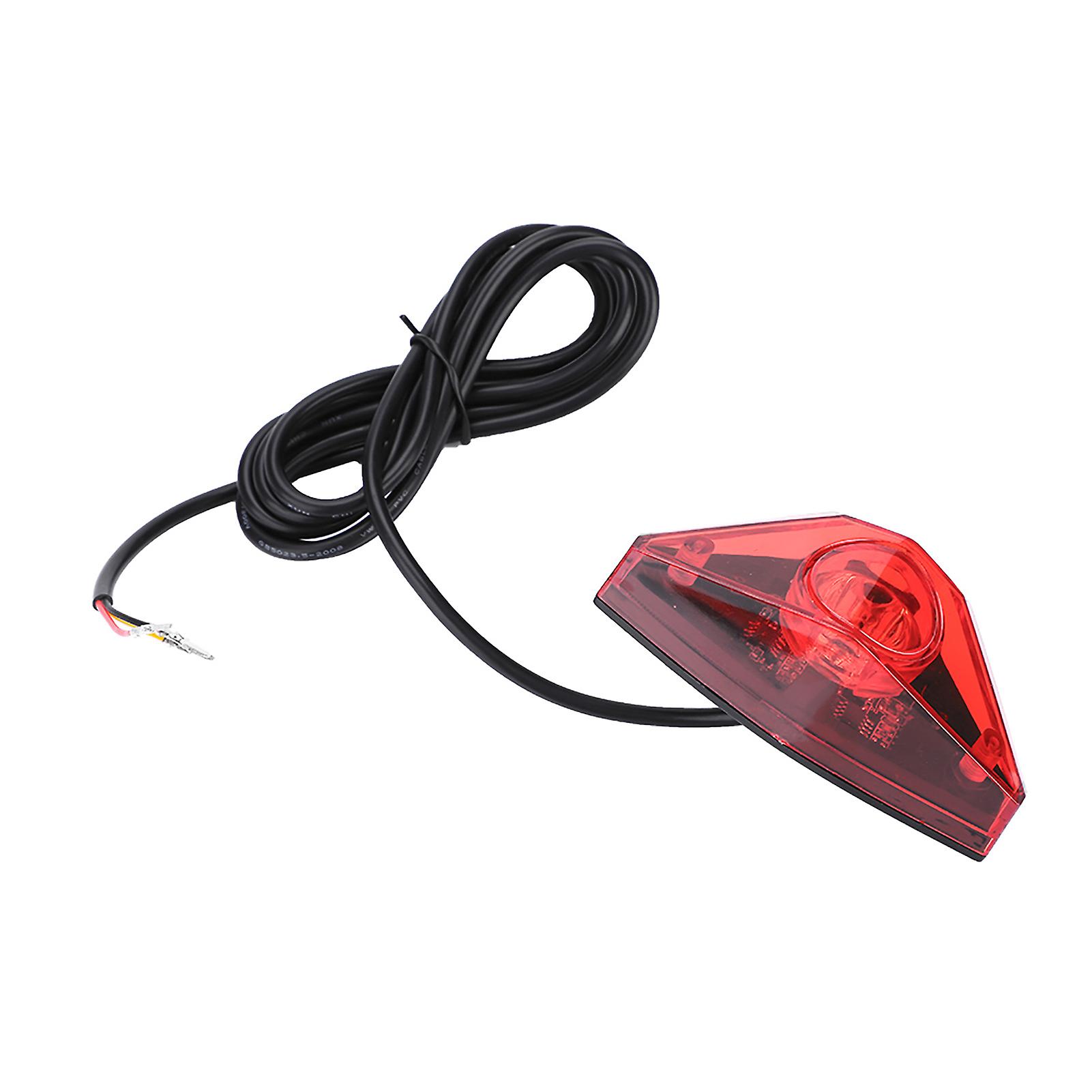 Universal Electric Bike Scooter Rear Tail Safety Light Warning Brake Lamp DIY Accessory