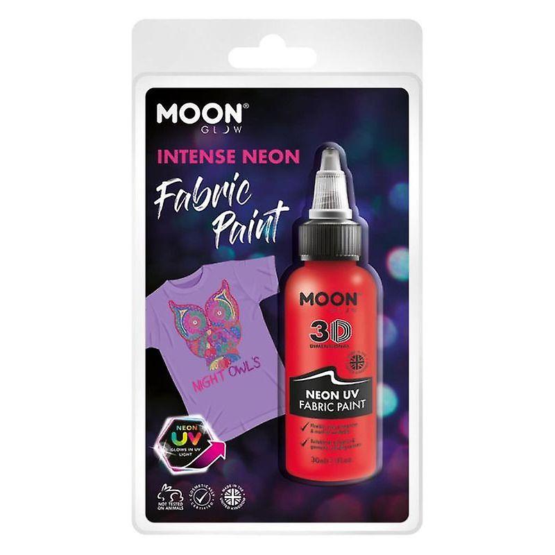 Moon Glow Neon Uv Intense Fabric Paint 30ml Clamshell M38521