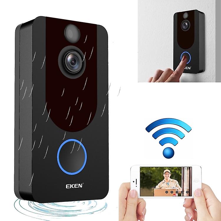 EKEN V7 Standard Edition 1080P Full HD Weather Resistant WiFi Security Home Monitor Intercom Smart