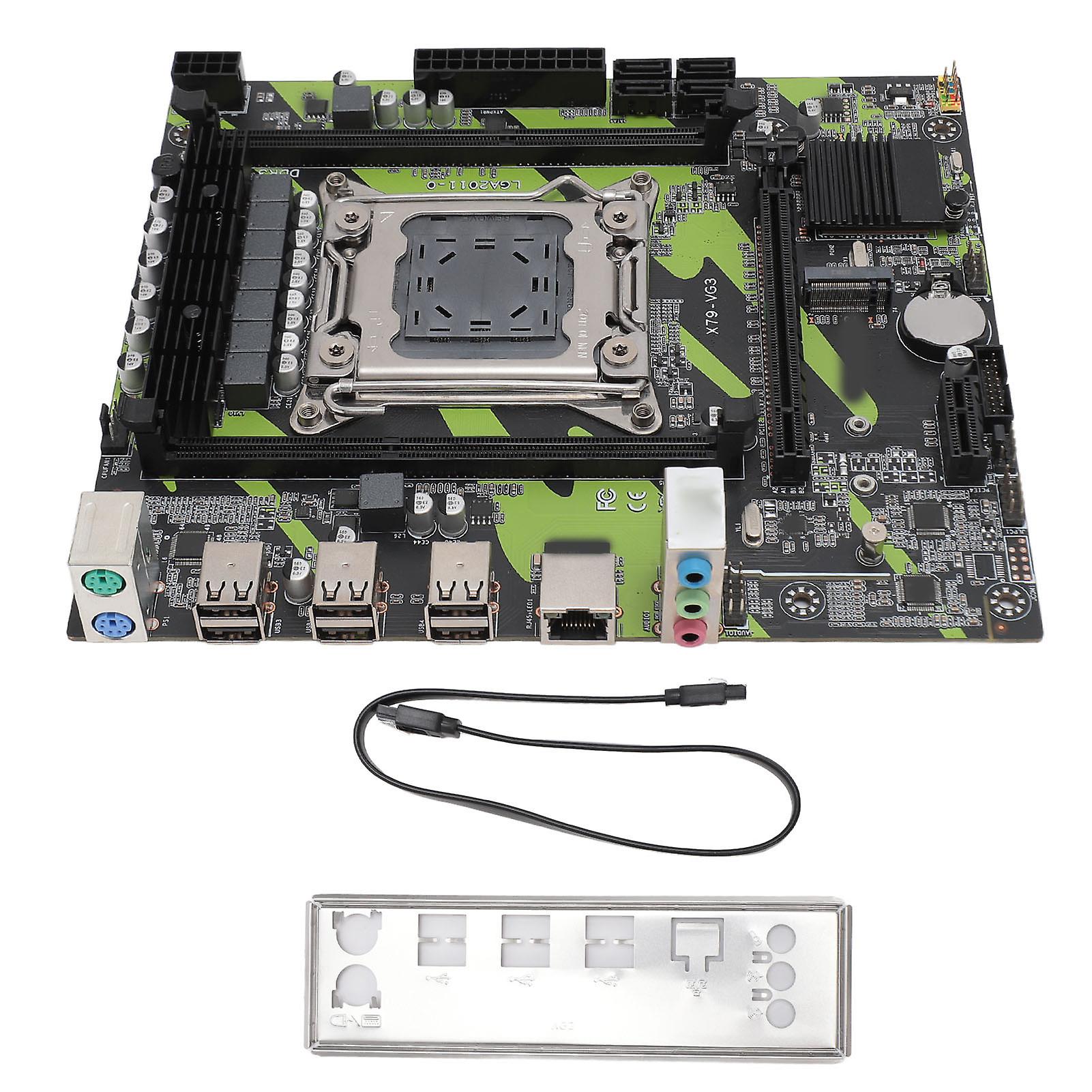 X79 VG3 Motherboard Dual Channel DDR3 bis zu 4 GB/s integrierter Chip LGA 2011 Gaming-Motherboard für Desktop-PC