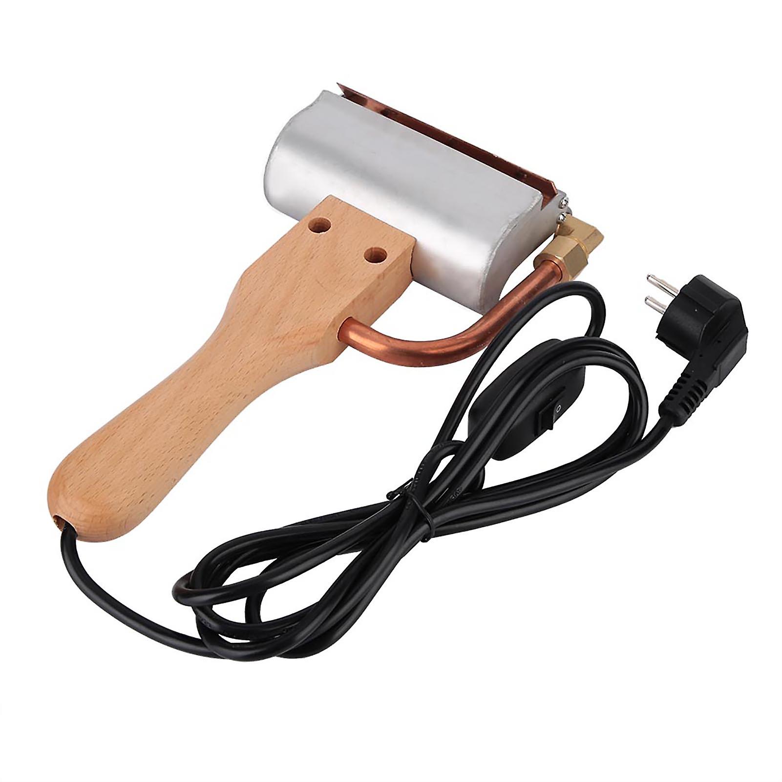 Electric Uncapping Knife Beekeeping Tool 220V European Standard Wooden Handle Durable Blade Smooth Honey Extraction Efficient Heating for Beekeeper