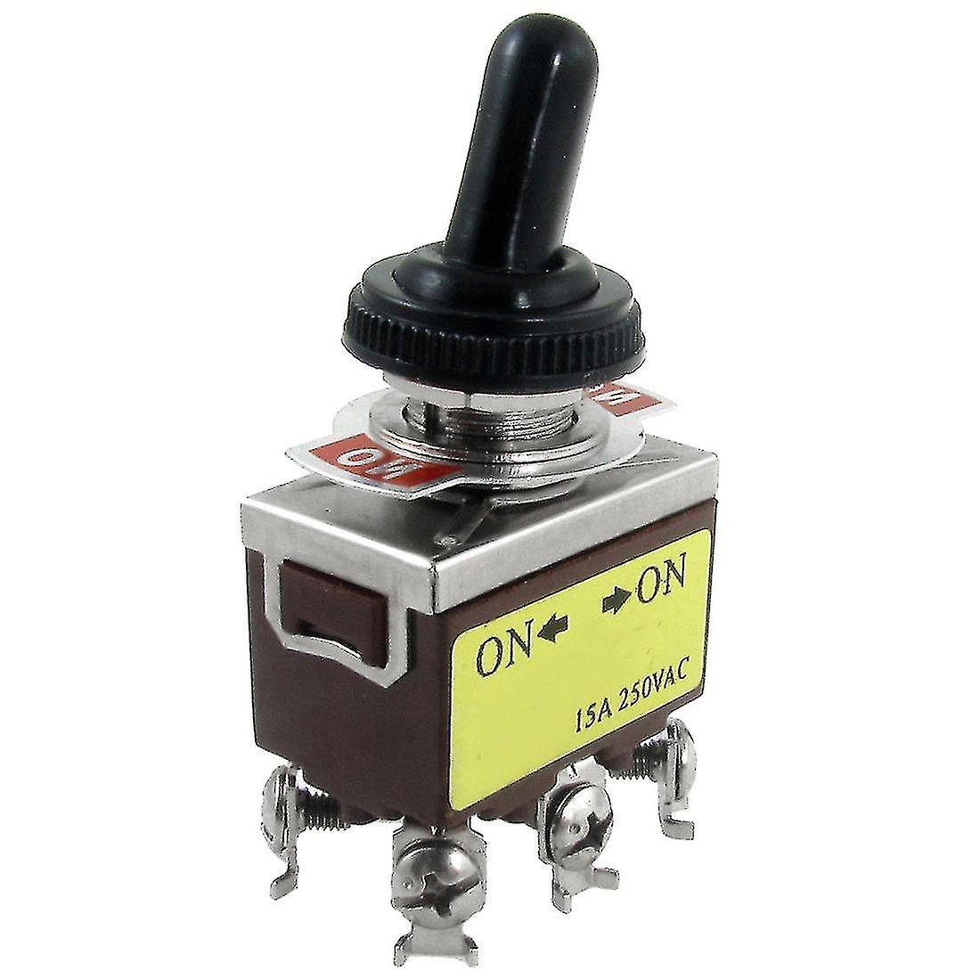 Ac 250v 15a On/on 2 Posit Dpdt Toggle S With