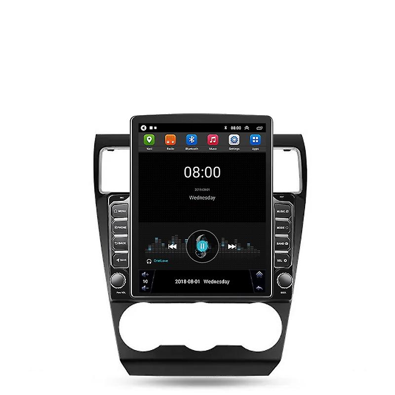 For Subaru Forester 4 SJ 2016-2018 GPS Navigation Stereo DVD Android Auto For Tesla Style 9.7 Inch