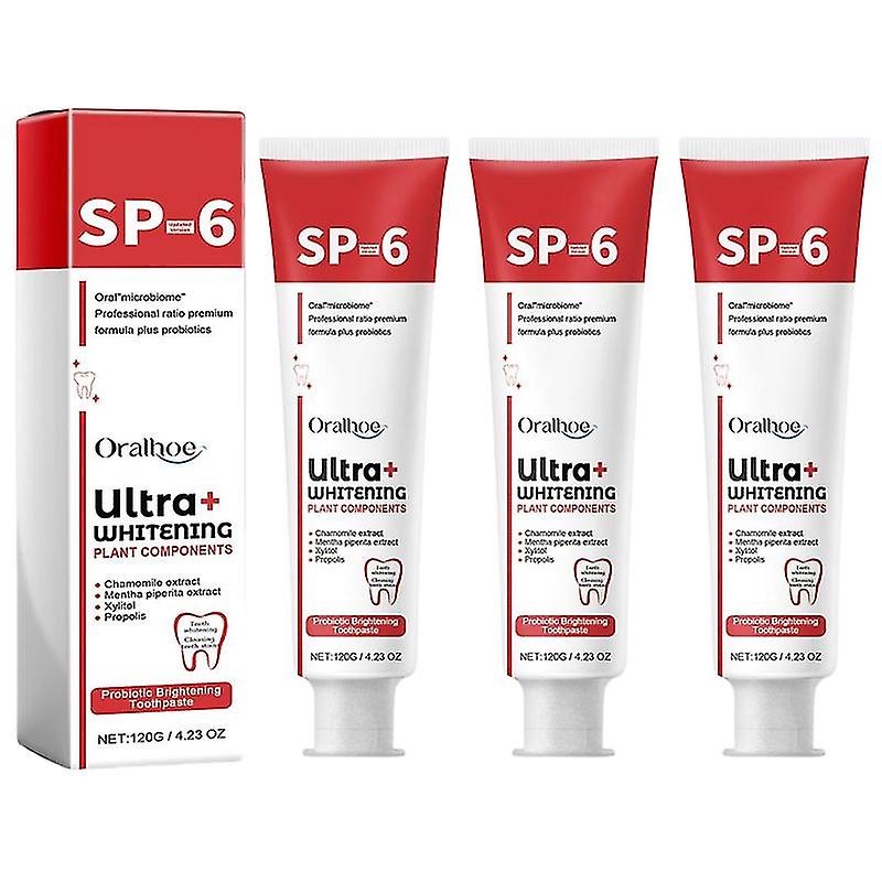 120g Sp-6 Probiotics Brightening White Toothpaste Tooth