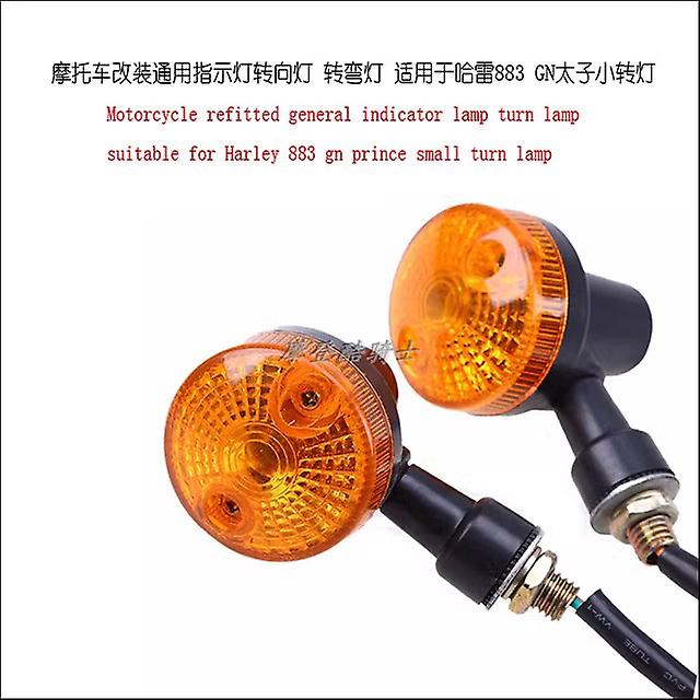 Motorcycle Modification Universal Indicator Turn Signal Cornering Light for Harley 883 GN Prince Small Turn Light