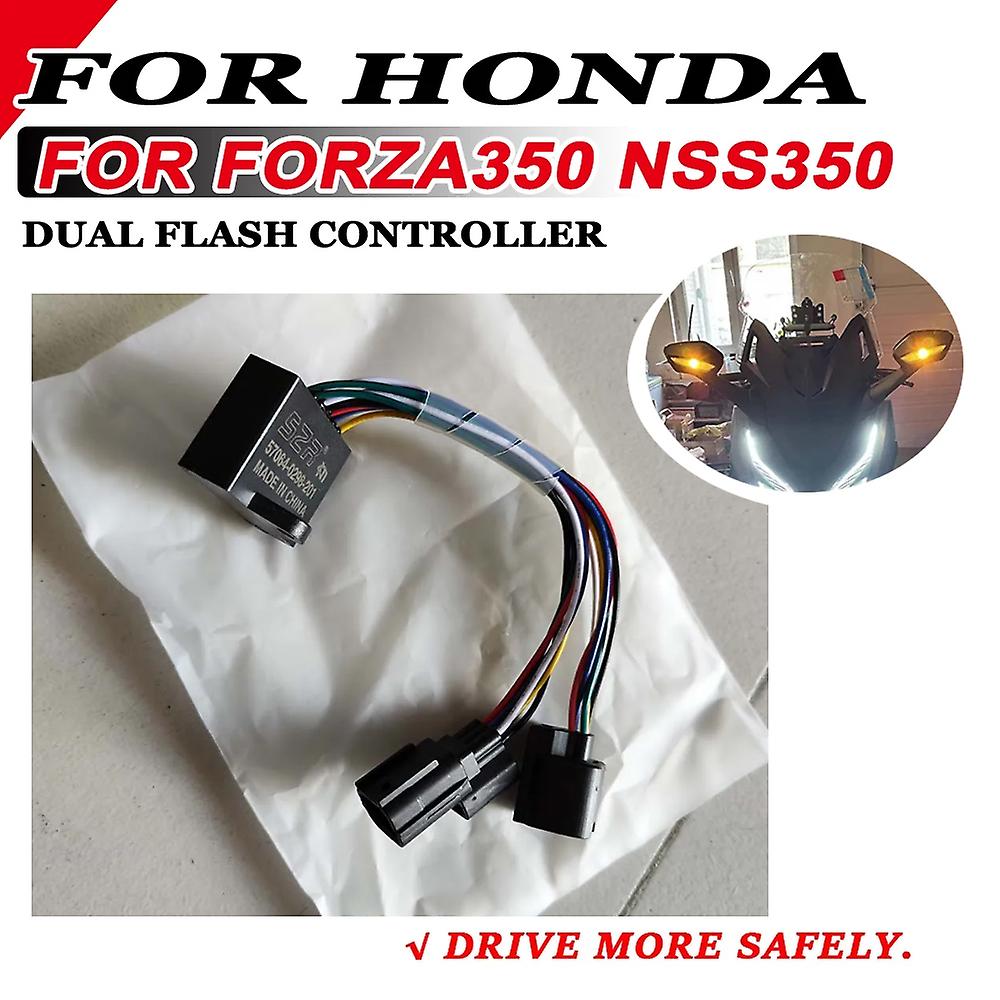 Motorcycle Modified Turn Signal Light Flasher Switch Double Flash Function For Honda Forza350 Nss350 2020 - 2024 Forza 350 Parts