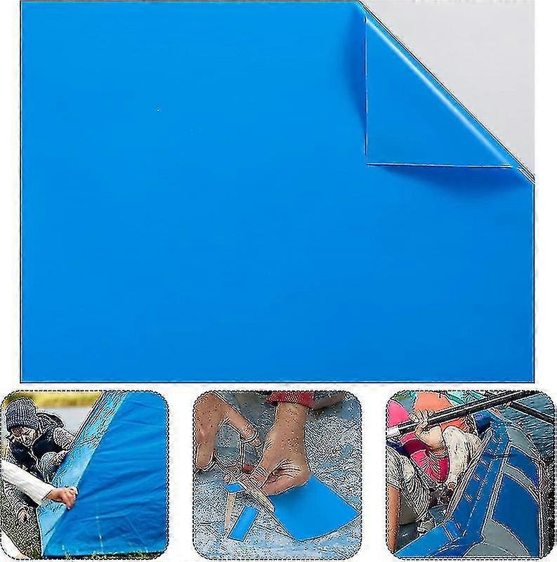 Vinyl Pool Liner Patch Repair Patch for Swimming Pools - Set of 10