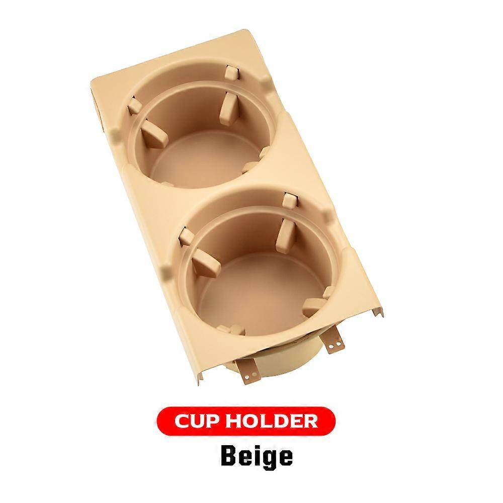 New Double Hole Car Styling Front Center Console Storage Box Coin + Cup Holder For BMW E46 Series 1999-2006 51168217953