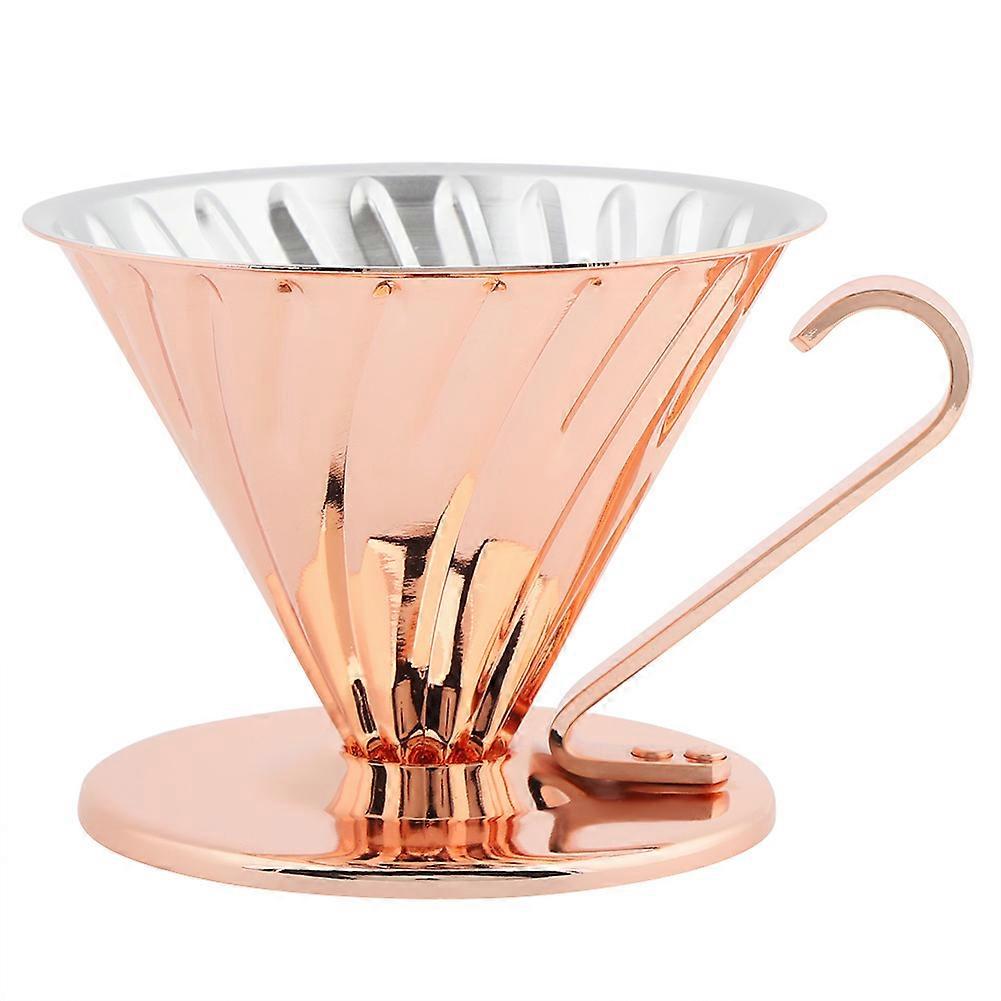 Reusable Copper Metal Drip Coffee Filter Coffee Filtering Cup