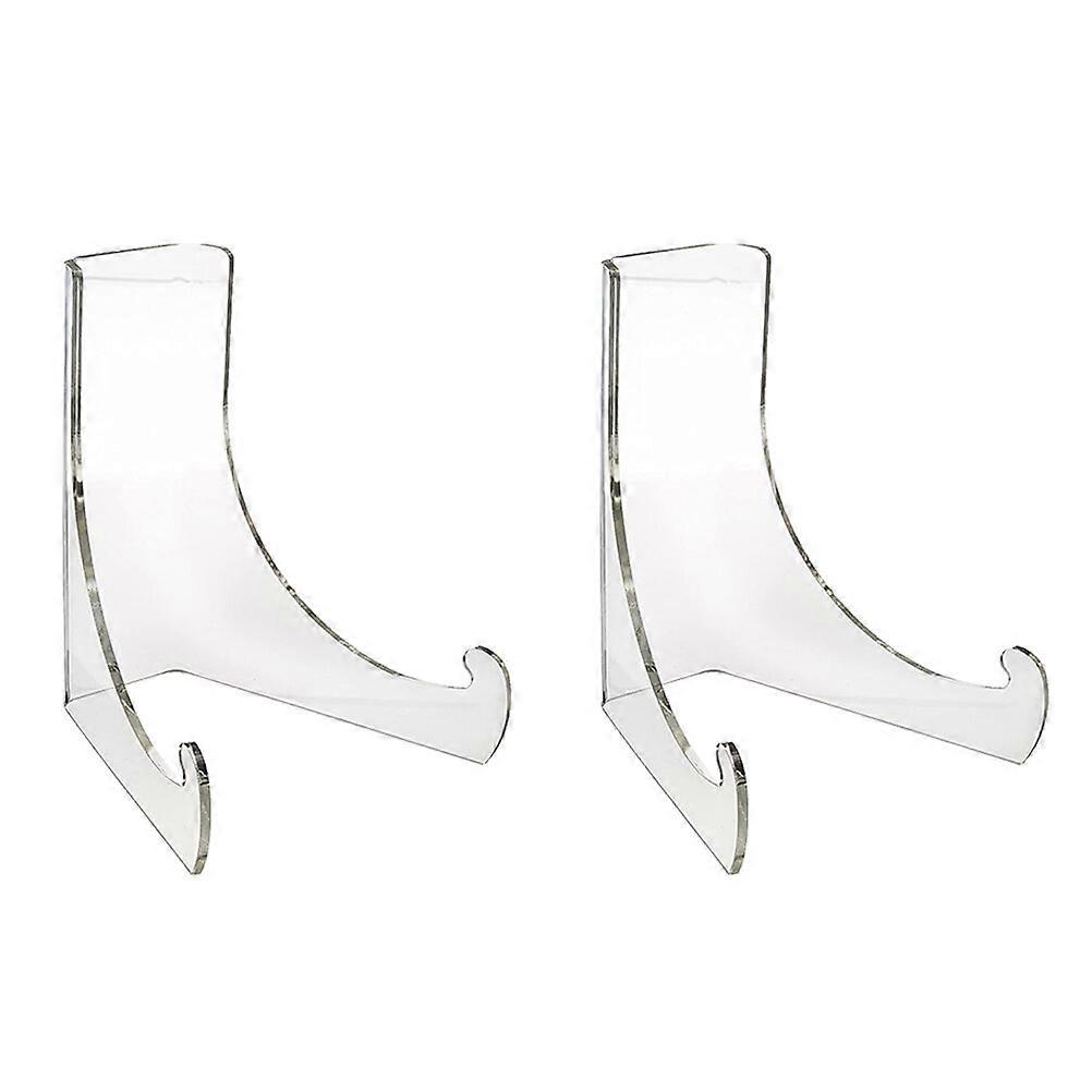 2 stuks plaat stand acryl display houder rack keuken plaat schotel thee cake houder