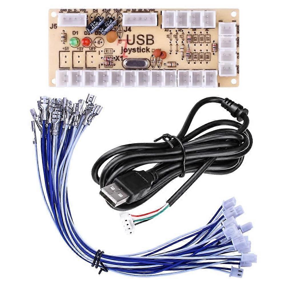 Diy Arcade Joystick Circuit Board USB Gamepad Control Board for Mame Jamma and Other Pc Fighting Gam