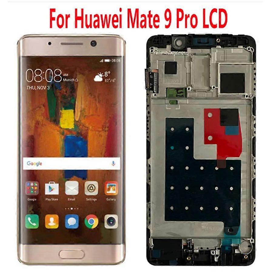 Tib 5.5"oled For Huawei Mate 9 Pro Lcd Display Touch Screen Panel Digitizer Replacement Mobile With Frame Phone Parts Porsche