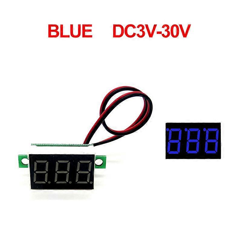 1PC 0.36 Inch Two Lines Mini Voltmeter DC2.7V-32V/ DC3V-30V/ DC4.7V-32V LED Display Voltage Meter Digital Display Voltmeter